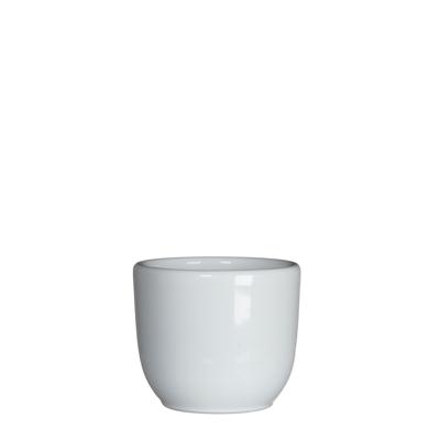 Bloempot Pot rond tusca 6.5 x 7.5 cm wit Mica - Mica decorations