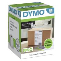 Etiket Dymo LabelWriter 5XL verzendlabel 104x159mm 1 rol á 220 stuks..