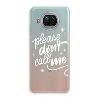 Don't call: Xiaomi Mi 10T Lite 5G Transparant Hoesje