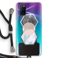 Creatieve toets: Oppo A92 Transparant Hoesje met koord