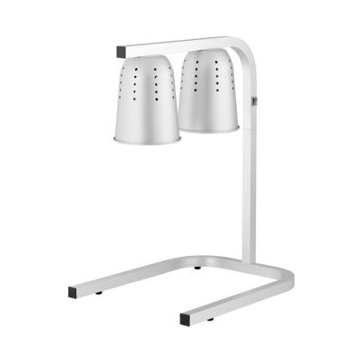Infrarood koudebrug - in hoogte verstelbaar - Royal Catering - 2 gloeilampen - aluminium