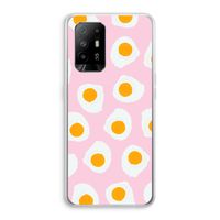 Dancing eggs: Oppo A94 5G Transparant Hoesje