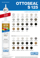 OTTO Ottoseal S125 Kleurenkaart