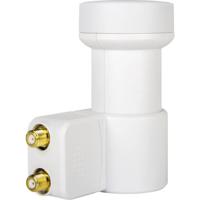 MegaSat HD-Profi Twin LNB Aantal gebruikers: 2 Feed-opname: 40 mm vergulden aansluiting, Weerbestendig Wit - thumbnail