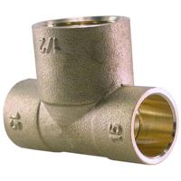 Riko Messing Soldeer T-Stuk 15 mm voor Leidingen