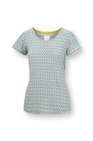 Pip Studio Tilly Top Korte Mouw Mojo Blauw M
