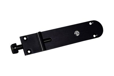 SF190IBLB-Kantschuif binnen onder 190mm met slot zwart