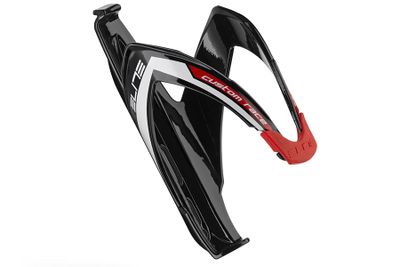 Elite Custom Race Fiets bidonhouder - Zwart/Rood Elite Custom Race Fiets bidonhouder - Zwart/Rood