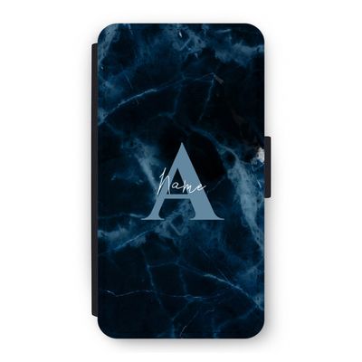 Midnight Marble: iPhone 11 Pro Flip Hoesje