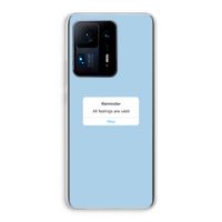 Reminder: Xiaomi Mi Mix 4 Transparant Hoesje