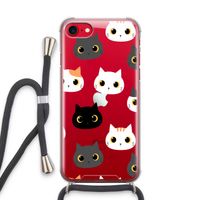 Katten: iPhone SE 2020 Transparant Hoesje met koord