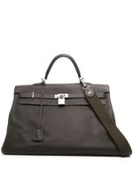 Hermès Pre-Owned grand sac cabas Travel Kelly - Vert - thumbnail