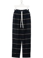 DUOltd pantalon de jogging à rayures - Bleu