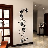 Botanische decoratieve vinyl muurstickers woondecoratie 30x105cm muurstickers voor slaapkamer woonkamer verwijderbare stickers muur decor Lightinthebox - thumbnail