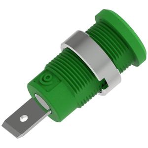 Electro PJP 3266-C-CD1-V Veiligheids-labconnector, female Stift-Ø: 4 mm Groen 1 stuk(s)