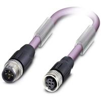 Phoenix Contact 1534795 Sensor/actuator dataconnector, geassembleerd M12 Aantal polen (sensoren): 5 Stekker, recht, Bus, recht 2.50 m 1 stuk(s)
