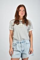 Ami Paris t-shirt UTS371.724 gris chine/blanc/creme