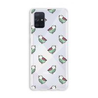 Vogeltjes: Galaxy A71 Transparant Hoesje