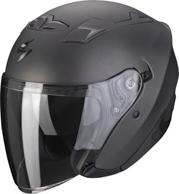 SCORPION EXO-230 Solid Mat, Jethelm of scooter helm, Antraciet
