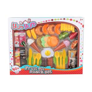 Speelgoed fruit en snackset