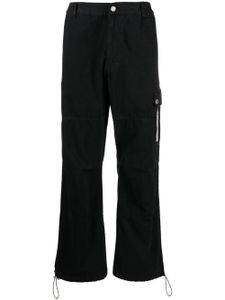 Moschino pantalon en coton à poches cargo - Noir