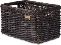 Basil Noir L Transportfietsmand Rotan Fietsmand 31 liter - Gemêleerd Zwart