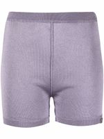 1017 ALYX 9SM short en maille à plaque logo - Violet - thumbnail