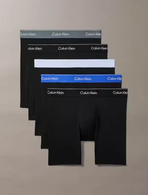 Calvin Klein 5-Pack Heren Boxer brief - Multipack heren boxershorts - L - Zwart - Onderbroek heren heren - Ondergoed heren heren - L - Onderbroek