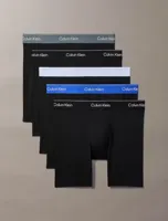 Calvin Klein 5-Pack Heren Boxer brief - Multipack heren boxershorts - L - Zwart - Onderbroek heren heren - Ondergoed heren heren - L - Onderbroek