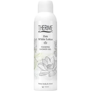 Therme Zen white lotus foaming shower gel