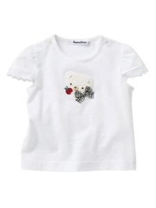 Familiar t-shirt à broderies - Blanc