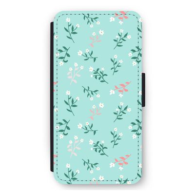 Small white flowers: iPhone 11 Flip Hoesje
