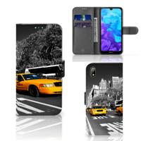 Huawei Y5 (2019) | Flip Cover | New York Taxi