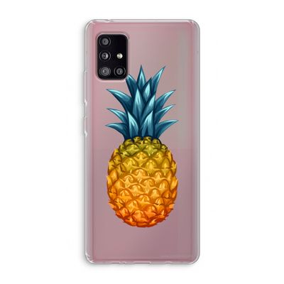 Grote ananas: Samsung Galaxy A51 5G Transparant Hoesje