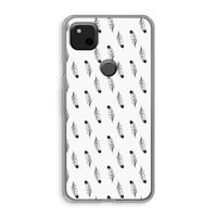 Pluimen: Google Pixel 4a Transparant Hoesje Pluimen: Google Pixel 4a Transparant Hoesje