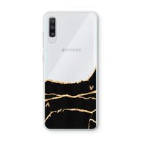 Gouden marmer: Samsung Galaxy A70 Transparant Hoesje