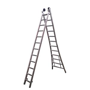 Little Jumbo Reformladder SuperPRO uitgebogen bomen blank - 2x9 sporten - 1250300209
