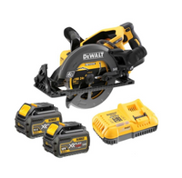 DeWalt DCS577T2 | Accu Cirkelzaag met hoog koppel | 54V XR | FlexVolt | 190 mm | 2x 6,0 Ah accu en snellader - DCS577T2-QW - thumbnail