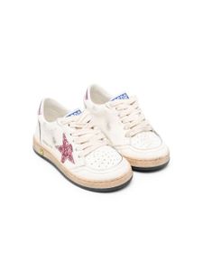 Golden Goose Kids baskets Super-Star - Blanc