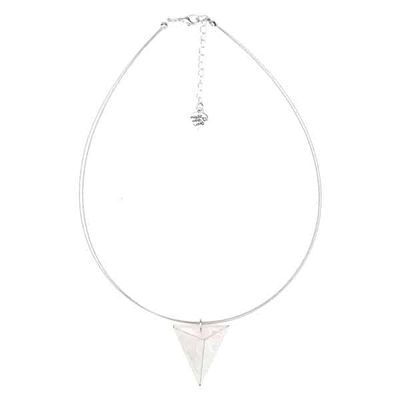 Halsketting met Capiz Schelp Roze