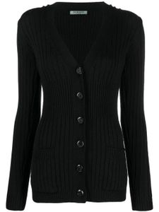 Durazzi Milano cardigan en laine à col v - Noir