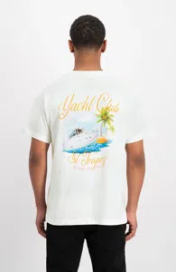 In Gold We Trust The Yacht T-Shirt Heren Wit - Maat XS - Kleur: Wit | Soccerfanshop