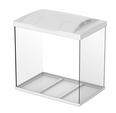 Superfish Start Aqua 50 Wit Aquarium - Modern Design, 50L, Ideaal voor Beginners en Duidelijk Glas
