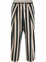 Balmain pantalon court à rayures - Tons neutres