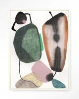 Urban Cotton Wandkleed 'Mobility' 110 x 145cm in Floating Frame - off white