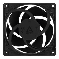 Arctic P8 PC-ventilator Zwart (b x h x d) 80 x 80 x 25 mm - thumbnail