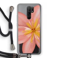 Pink Ellila Flower: Xiaomi Redmi 9 Transparant Hoesje met koord