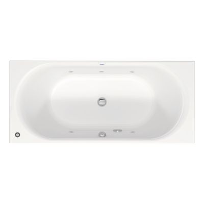 Whirlpool Duravit D-Neo Inbouw Duo 180x80x48.5 cm Wit Duravit
