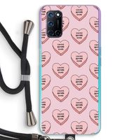 Chicks before dicks: Oppo A72 Transparant Hoesje met koord