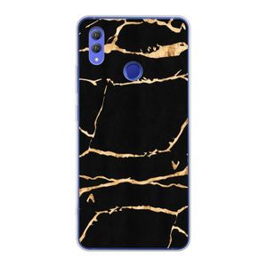 Gouden marmer: Honor Note 10 Transparant Hoesje